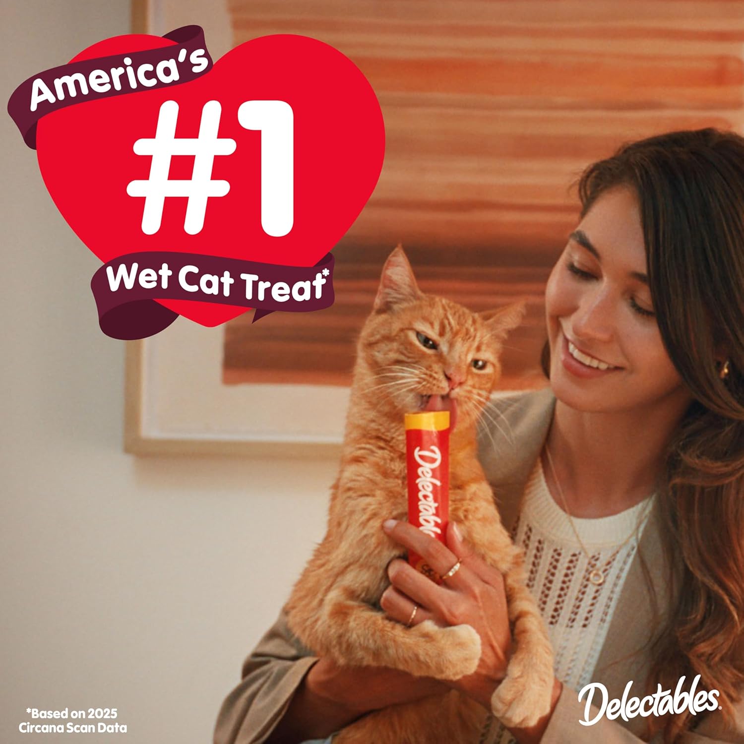 2Pack Hartz Delectables Squeeze Up Lickable Cat Treats,Flavor Variety Pack,0.5oz