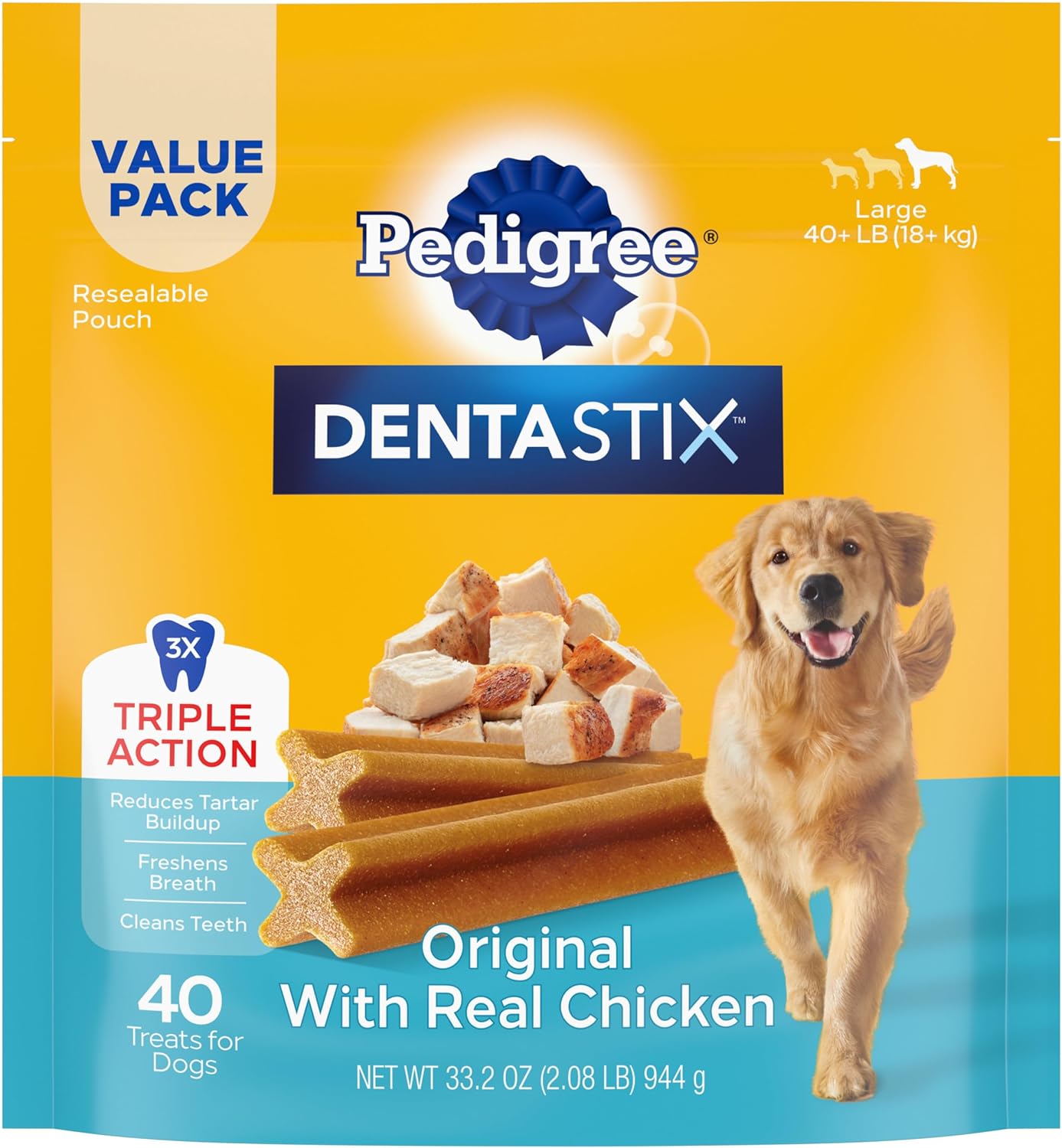 2 Pack Pedigree Dentastix Treats for Dogs Variety Pack, 2.73 lb