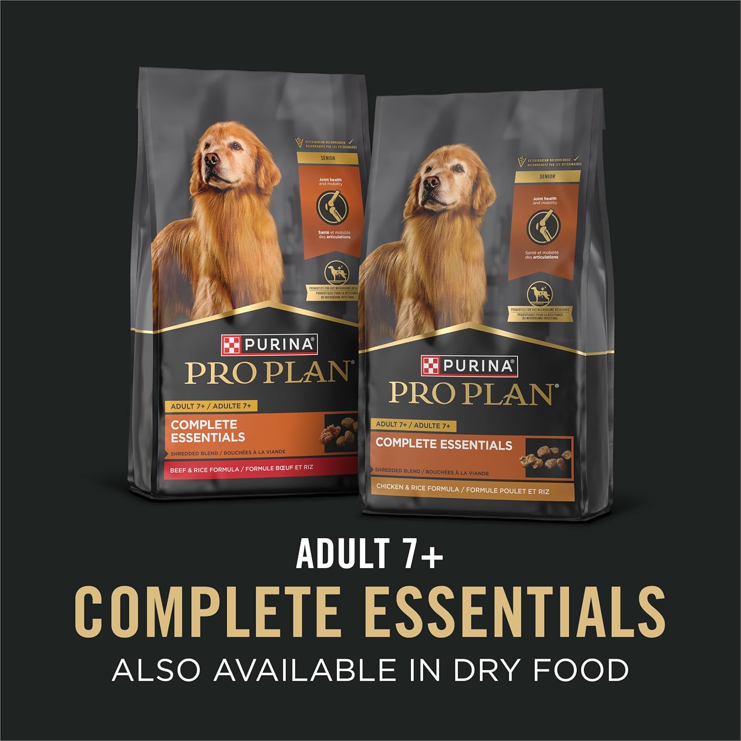 Wet Dog Food for Senior Dogs Adult 7 plus Chicken and Rice Entree Classic 13 Oz.