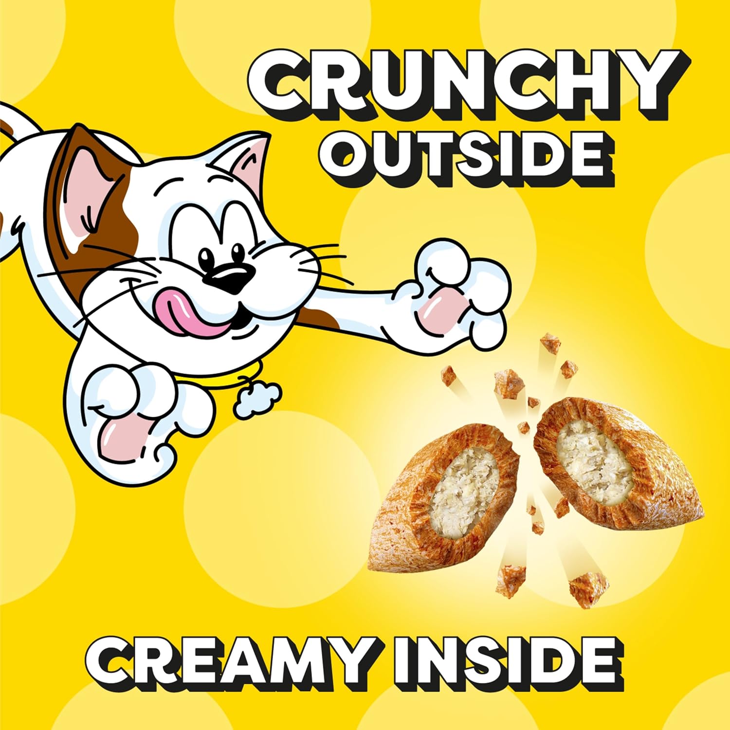 2Pack Mixups Catnip Fever Flavor Crunchy and Soft Cat Treats, 30 Oz. Tub