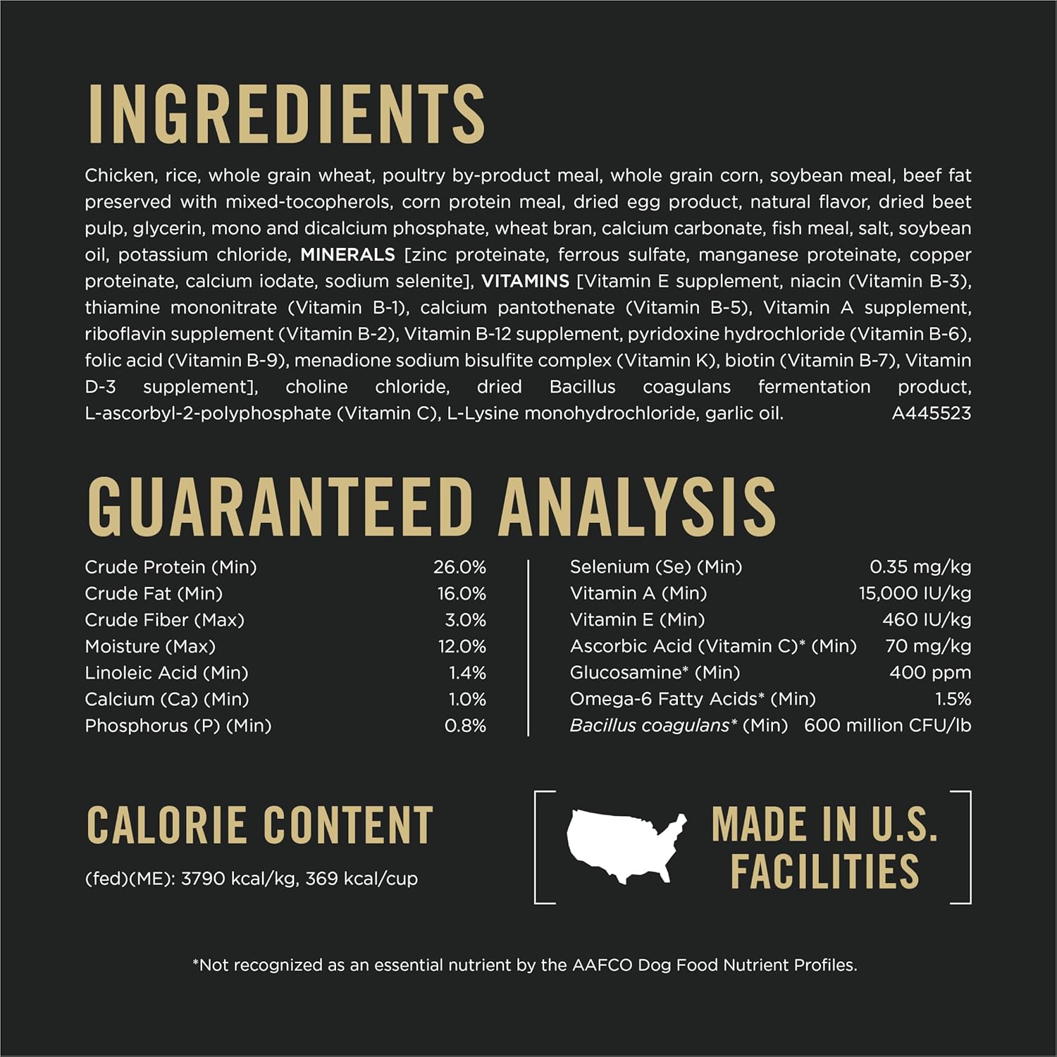 Purina Pro Plan Complete Essentials Shredded Blend Chicken and Rice Dog Food Dry