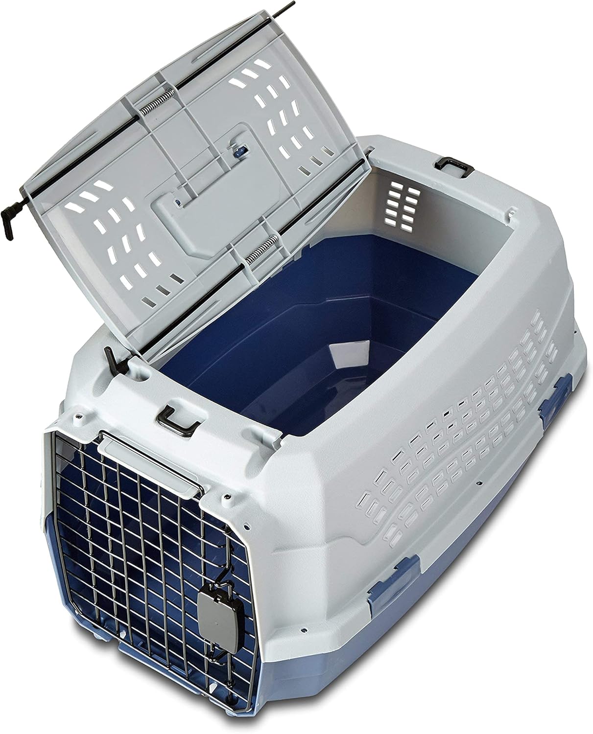 Pet, Cat, Dog Travel Carrier, 23" 2-Door Top-Load Hard-Sided Portable Dog Kennel