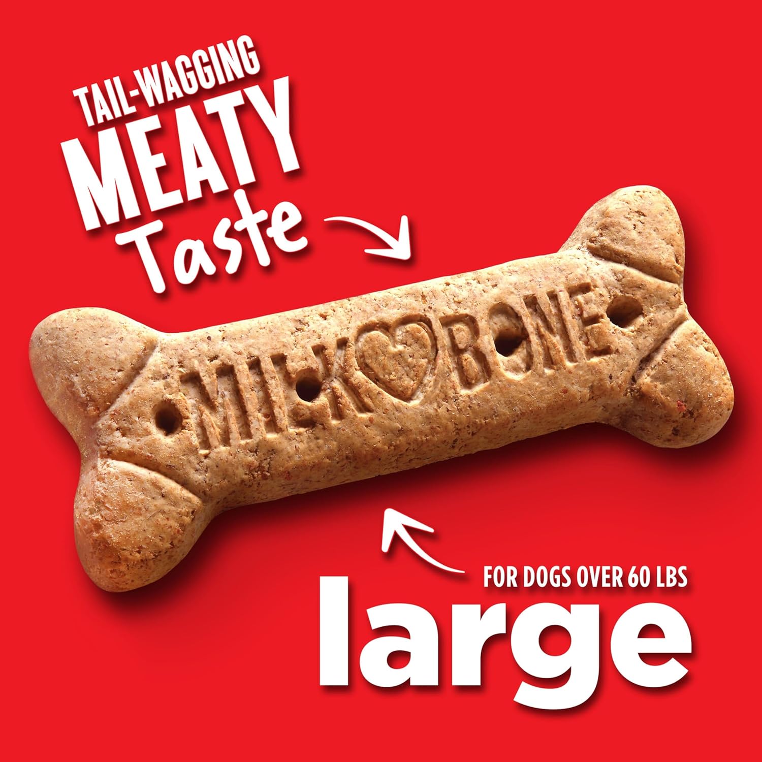 2Pack Original Dog Treats Biscuits for Large Dogs, 10 Pounds (Packaging May Vary)
