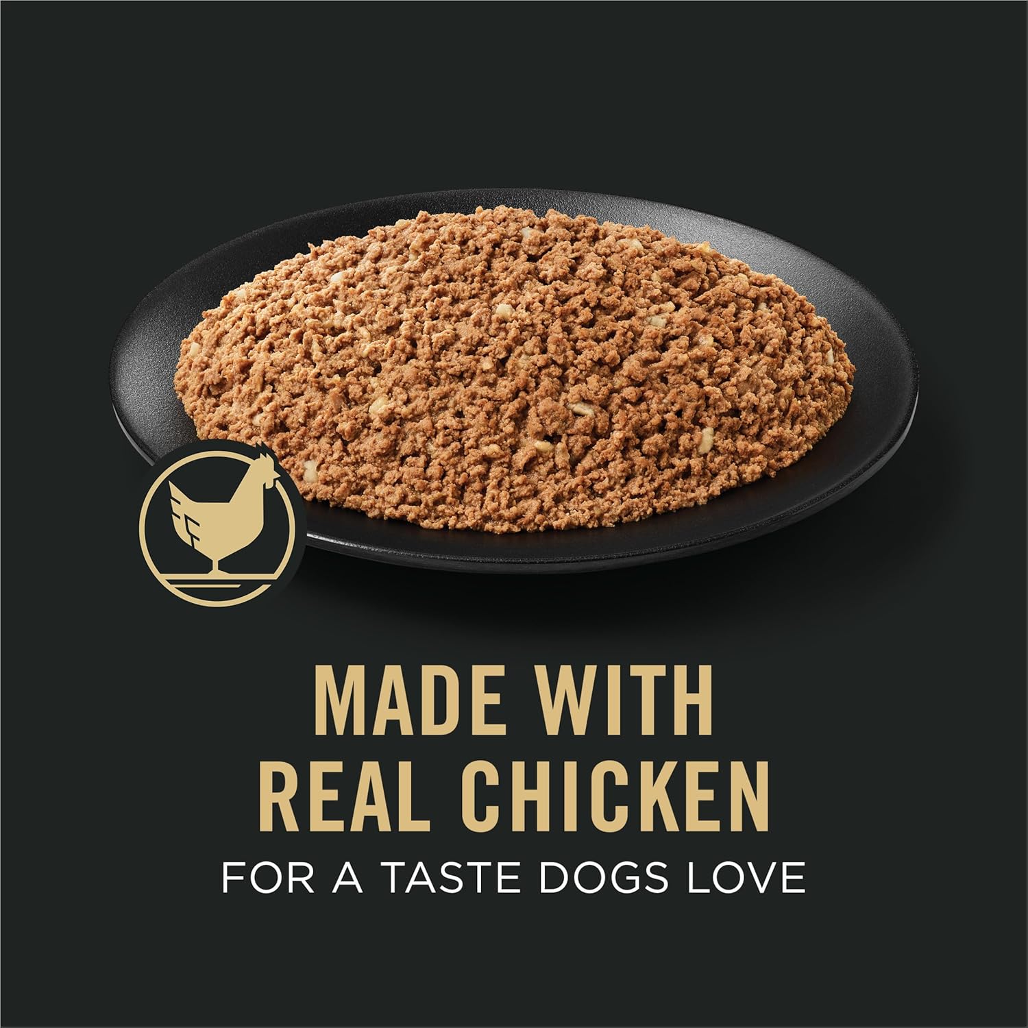 Wet Dog Food for Senior Dogs Adult 7 plus Chicken and Rice Entree Classic 13 Oz.