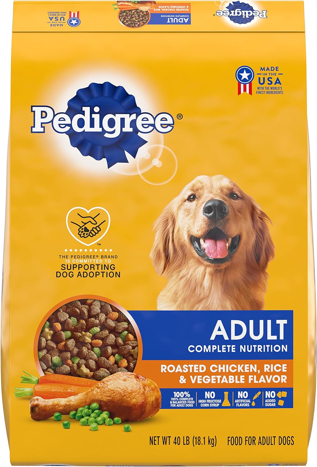 2Pack Complete Nutrition Adult Dry Dog Food, Roasted Chicken & Vegetable Flavor, 18 Lb