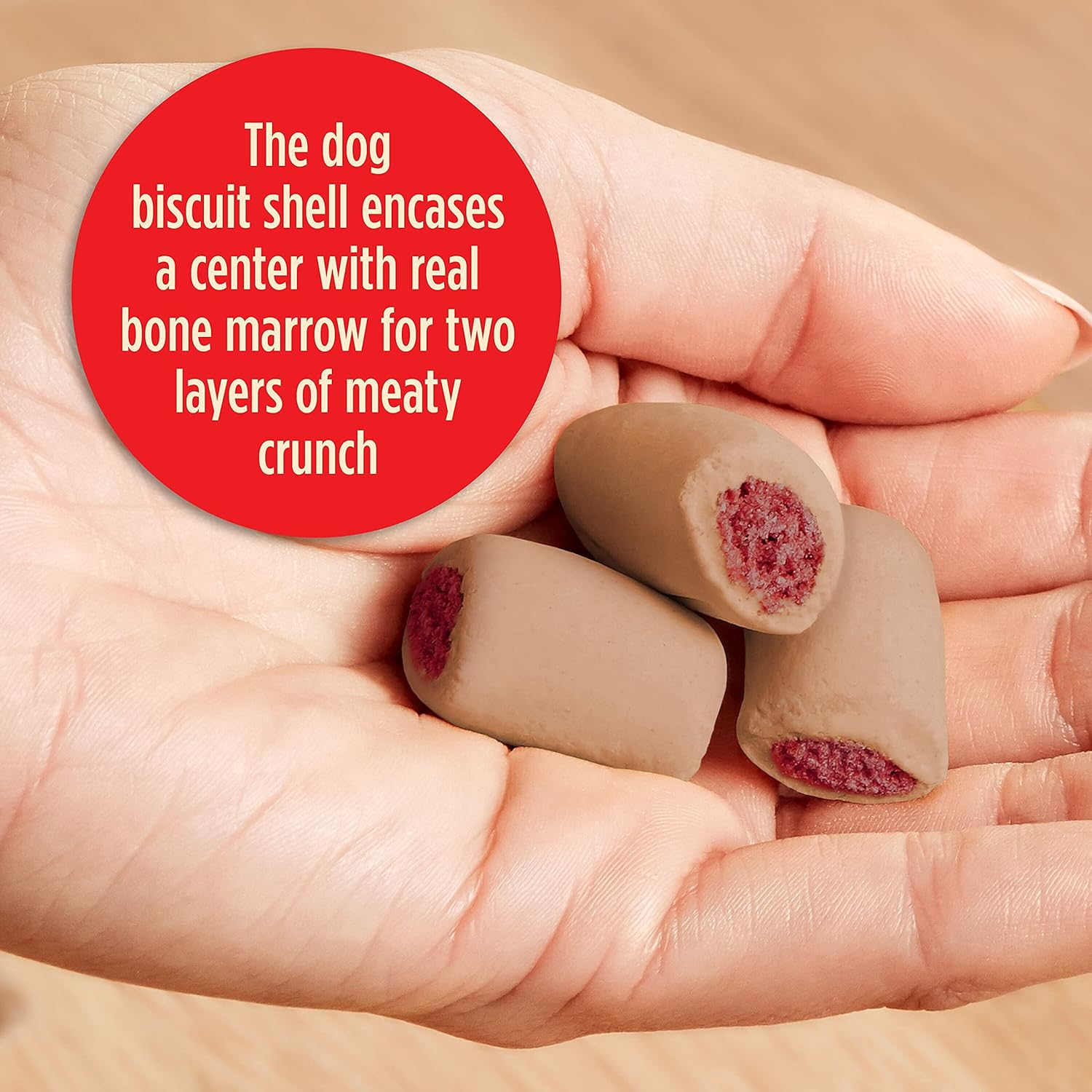 2 Pack Milk-Bone MaroSnacks Small Dog Treats with Bone Marrow, 40 oz