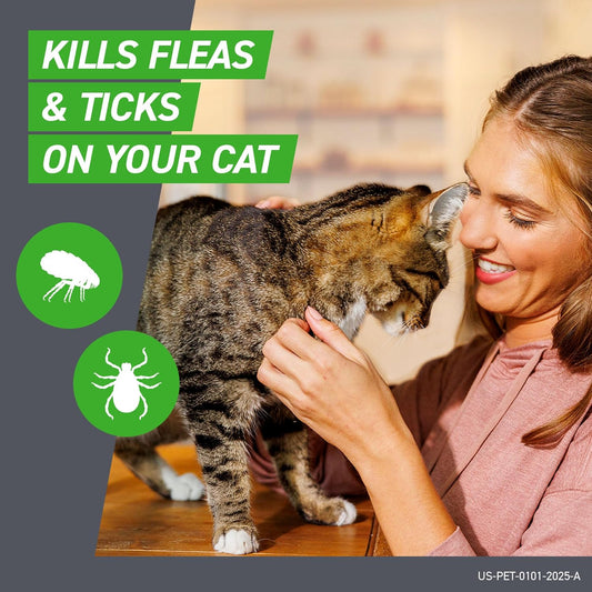 Cat Flea and Tick Treatment- Frontline Plus For Cats & Kitten