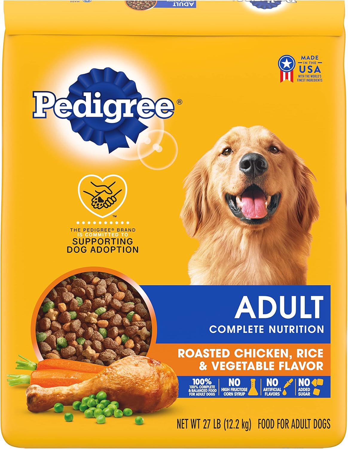 2Pack Complete Nutrition Adult Dry Dog Food, Roasted Chicken & Vegetable Flavor, 18 Lb