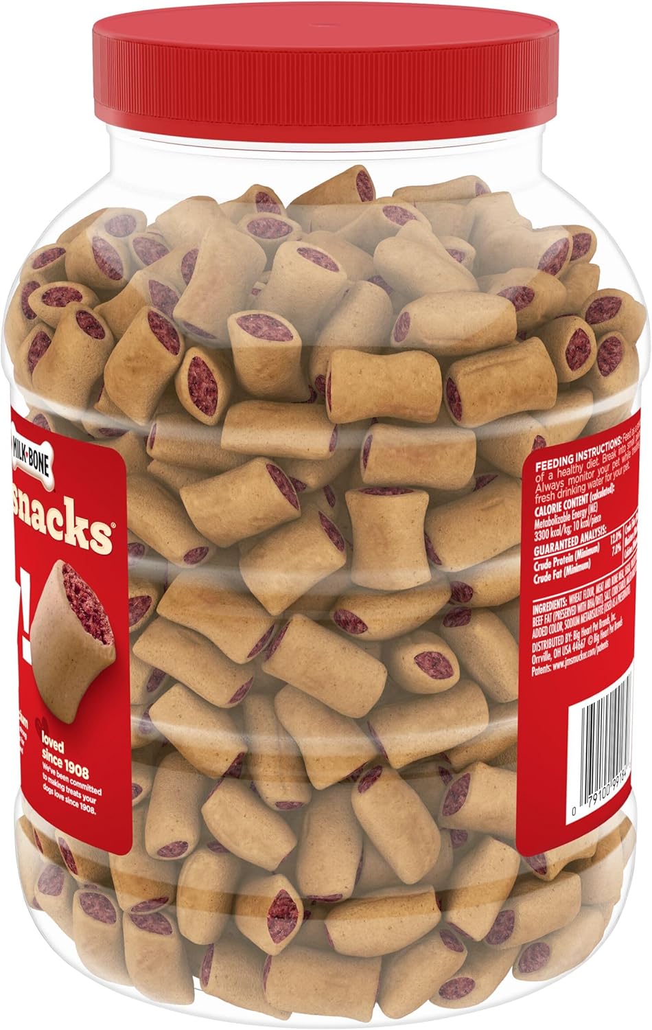 2 Pack Milk-Bone MaroSnacks Small Dog Treats with Bone Marrow, 40 oz