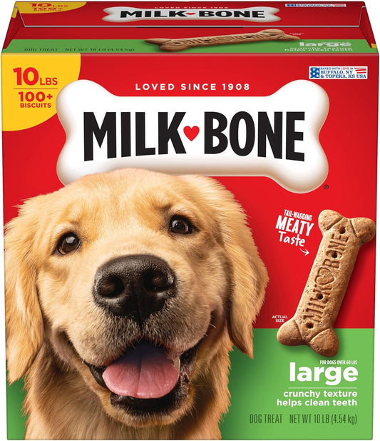 2Pack Original Dog Treats Biscuits for Large Dogs, 10 Pounds (Packaging May Vary)