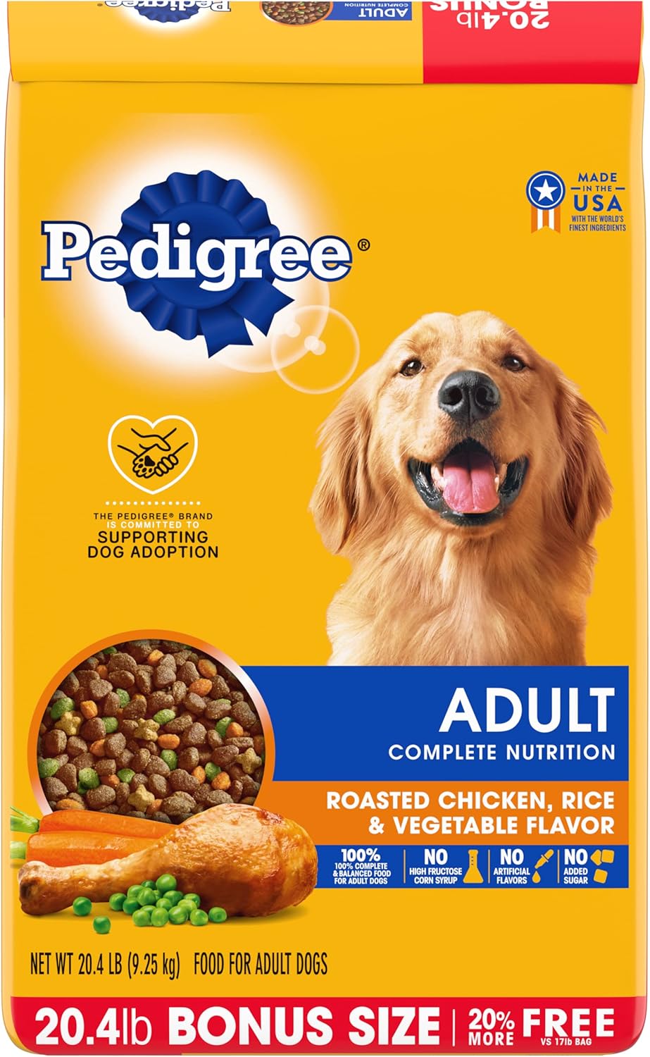 2Pack Complete Nutrition Adult Dry Dog Food, Roasted Chicken & Vegetable Flavor, 18 Lb