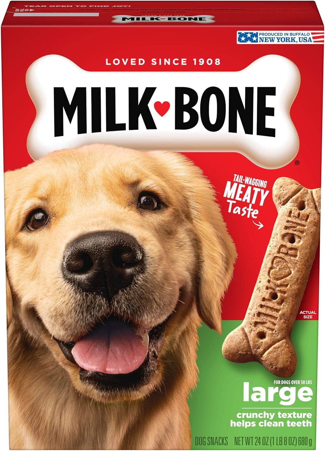 2Pack Original Dog Treats Biscuits for Large Dogs, 10 Pounds (Packaging May Vary)
