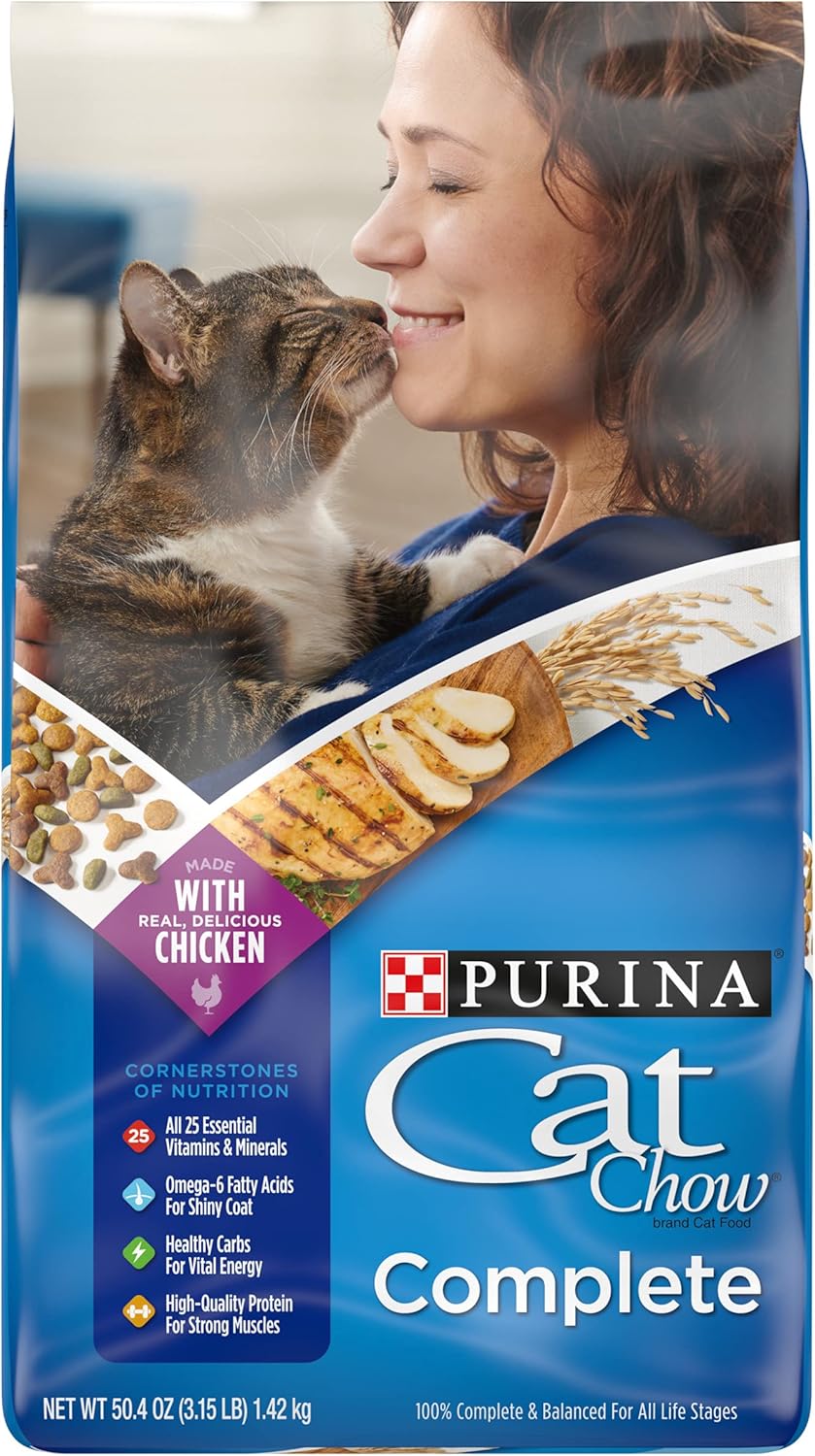 2Pack High Protein Dry Cat Food, Complete - (Pack of 4) 3.15 Lb. Bags