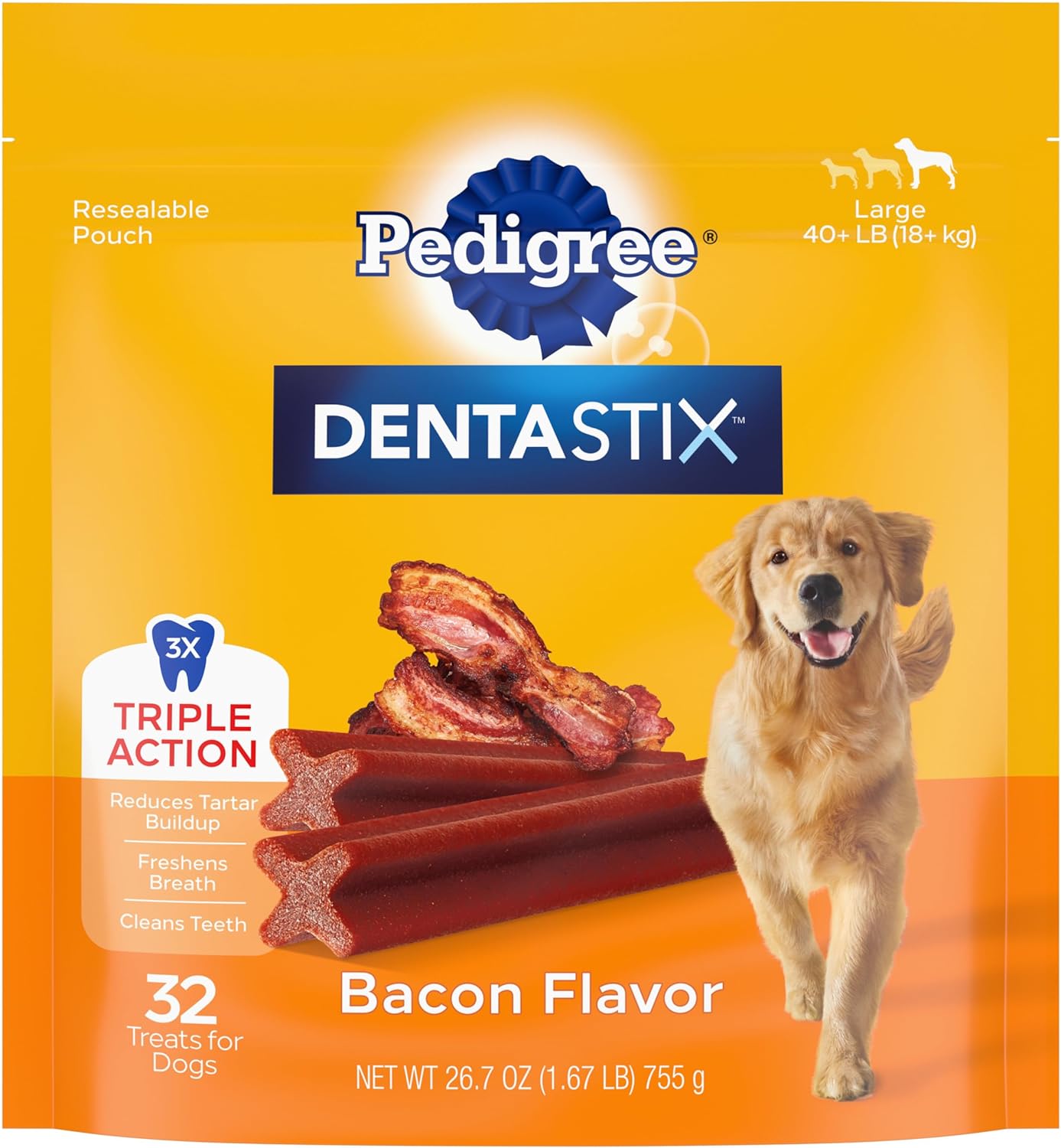 2 Pack Pedigree Dentastix Treats for Dogs Variety Pack, 2.73 lb