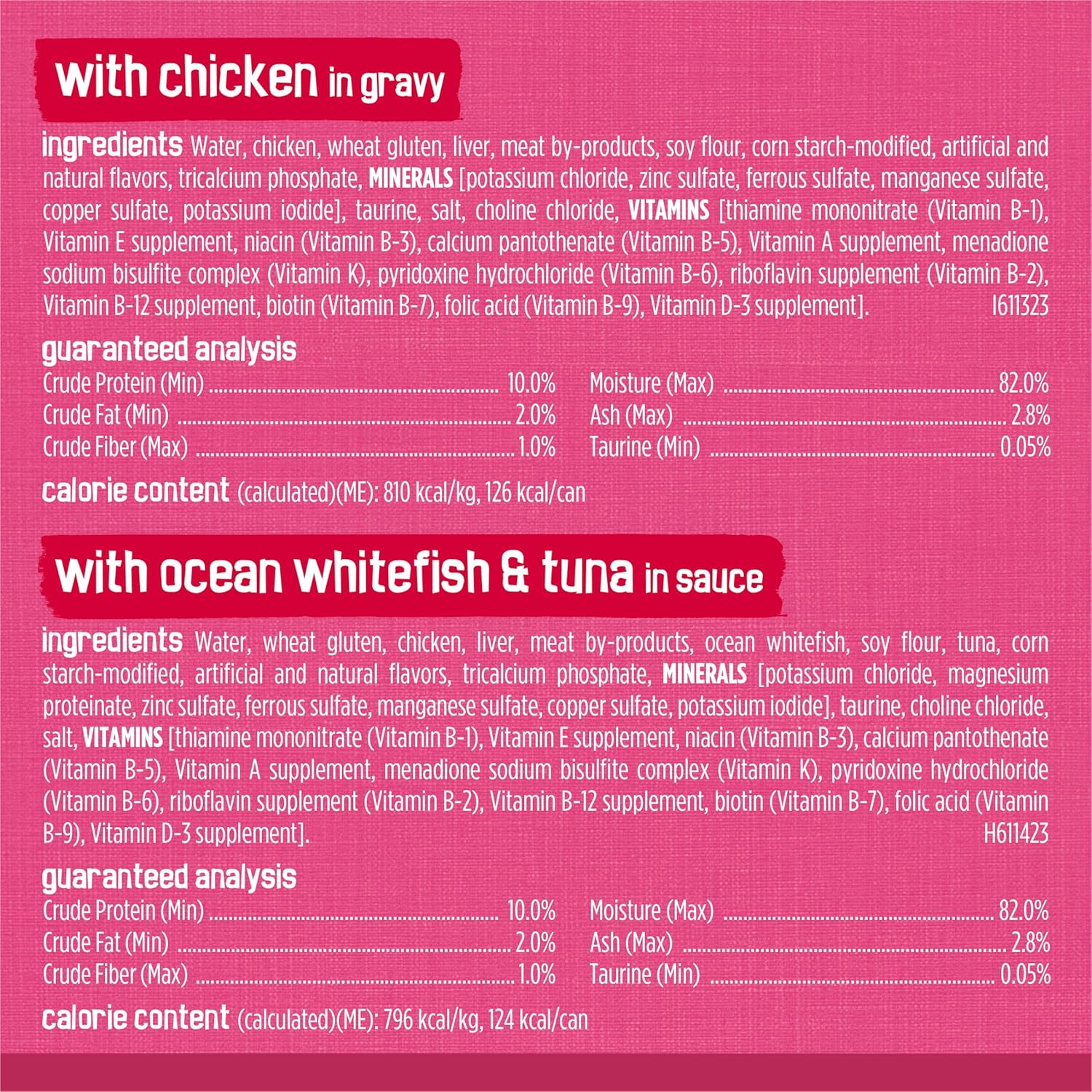 40Pack Purina  Gravy Wet Cat Food Variety Pack, Chicken, Ocean Whitefish