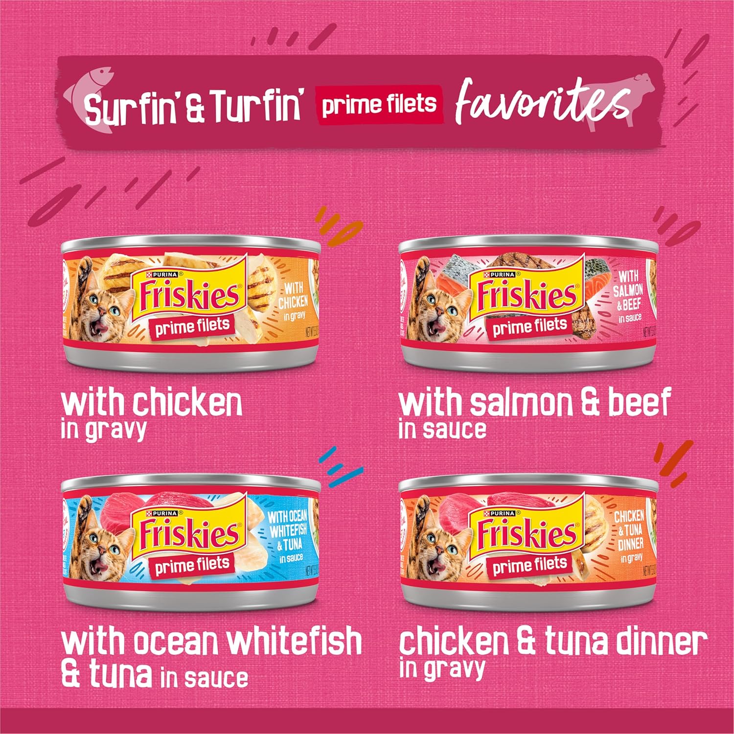 40Pack Purina  Gravy Wet Cat Food Variety Pack, Chicken, Ocean Whitefish