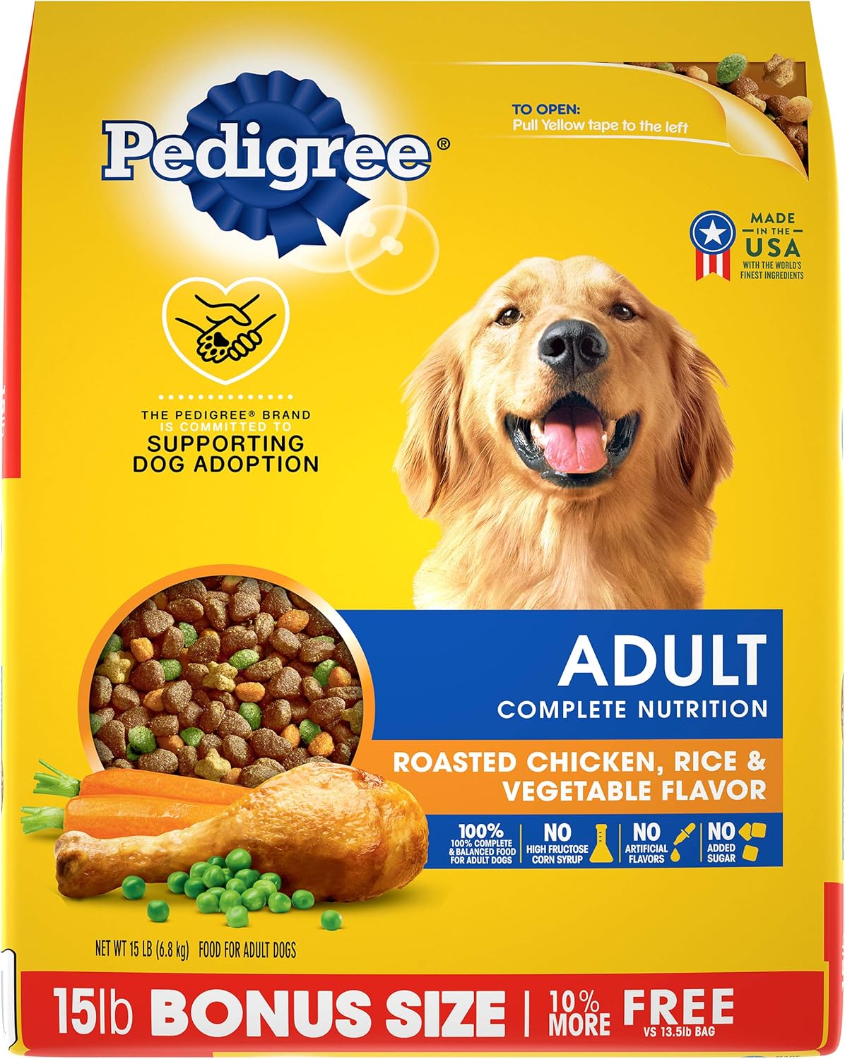 2Pack Complete Nutrition Adult Dry Dog Food, Roasted Chicken & Vegetable Flavor, 18 Lb